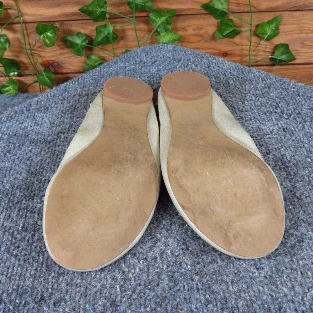 Ruby‎ & Bloom Girls Ballet Flat Shoes Size 3 Special Occasion Champagne Metallic